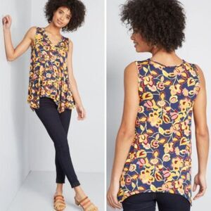 NWT Modcloth Airy Image Tank Top | XS